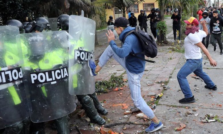 Rebelión contra la violencia policial en Colombia
