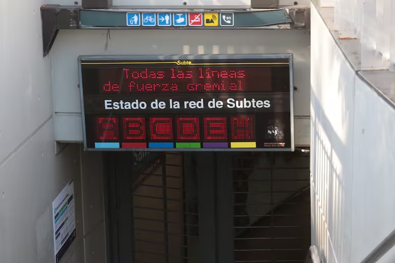 La huelga general del subte es un punto de inflexión